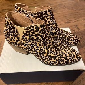 Caslon Leopard Print Booties